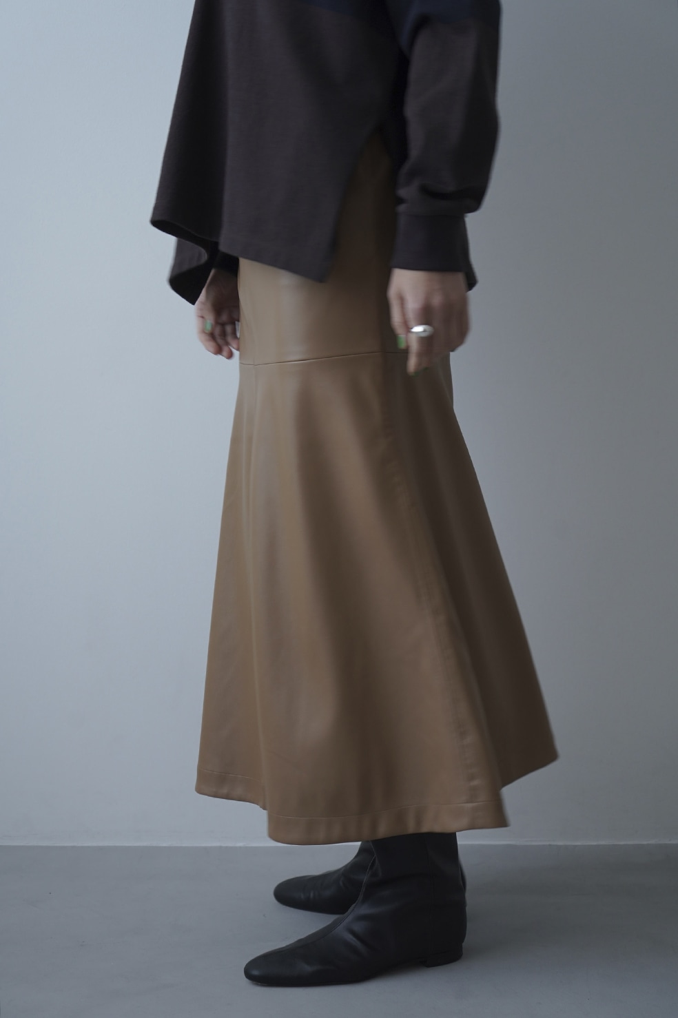 VEGAN LEATHER LONG SKIRT｜SKIRT/PANTS(スカート/パンツ)｜CLANE