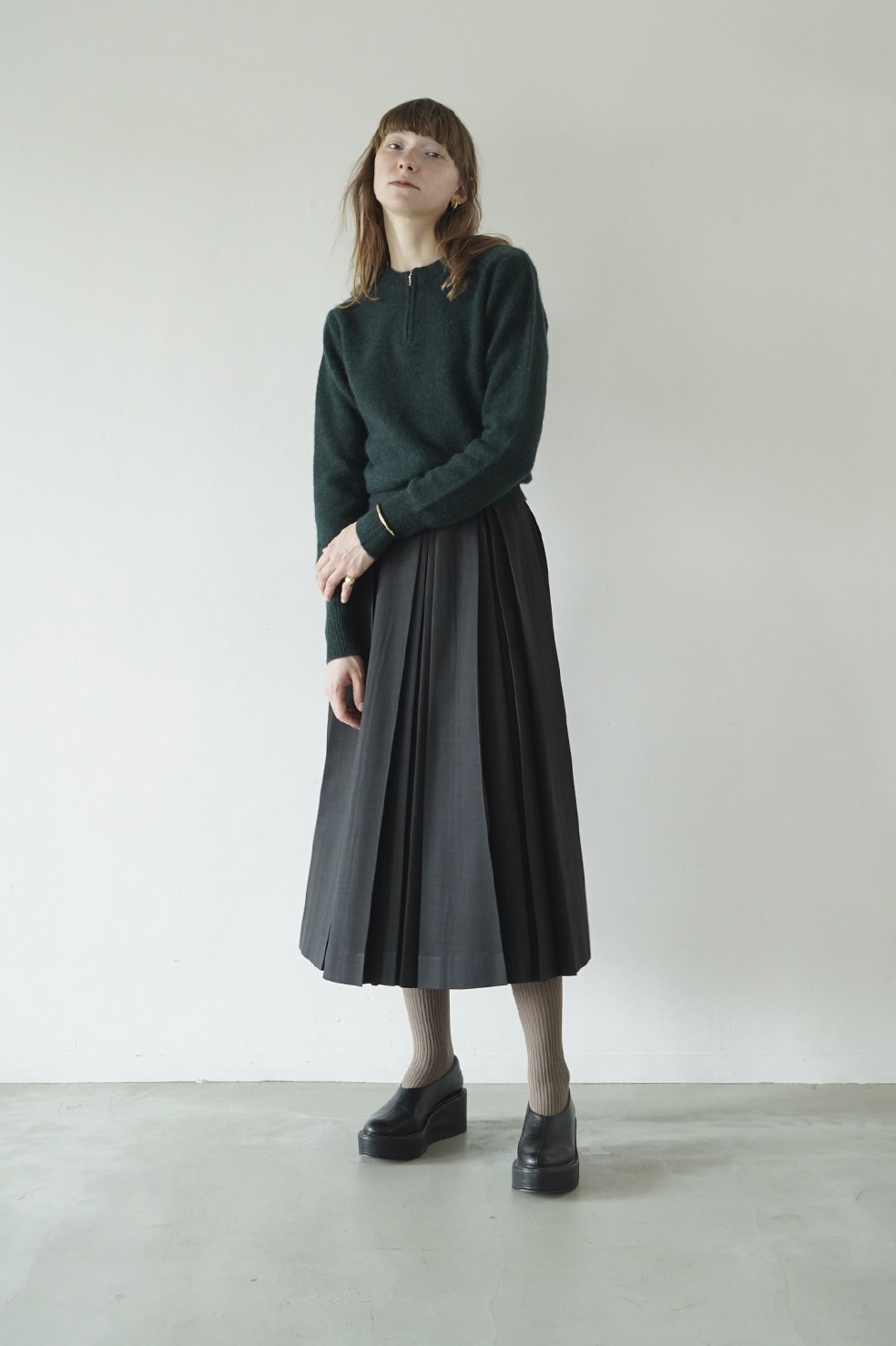 CONSTRUCTIVE PLEATS SKIRT｜SKIRT/PANTS(スカート/パンツ)｜CLANE