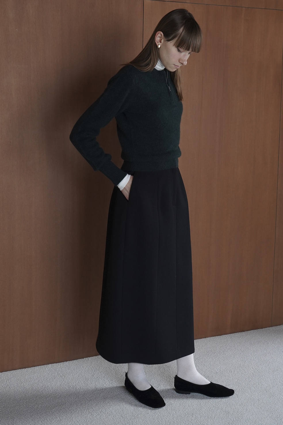 WOOL COCOON SKIRT｜SKIRT/PANTS(スカート/パンツ)｜CLANE OFFICIAL