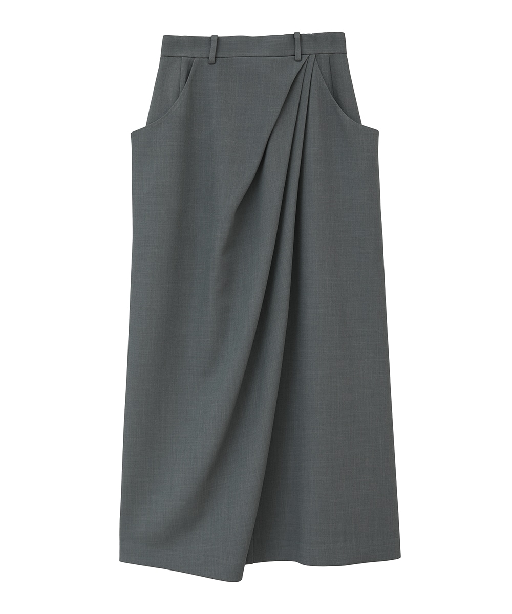 買取り実績 clane クラネ MIX PLEAT ASYMMETRY SKIRT - スカート