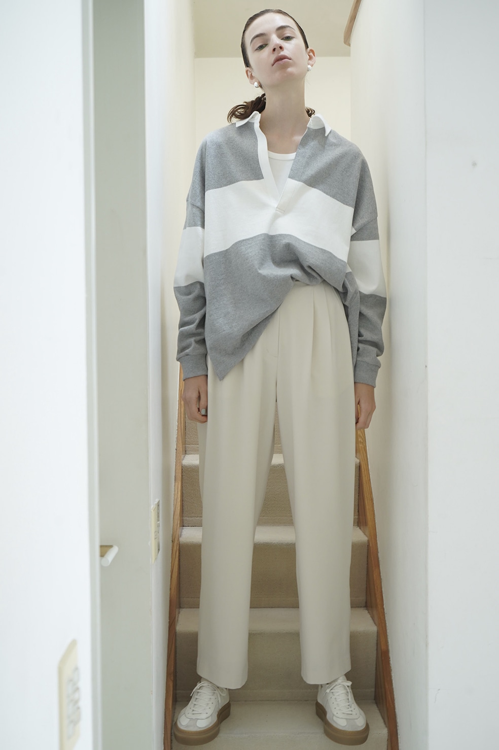 BASIC TUCK PANTS｜SKIRT/PANTS(スカート/パンツ)｜CLANE OFFICIAL ...