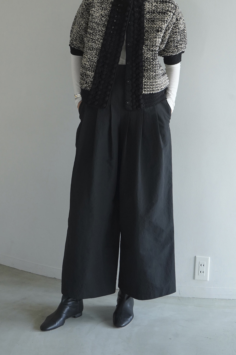 CORSET DESIGN WIDE PANTS｜SKIRT/PANTS(スカート/パンツ)｜CLANE