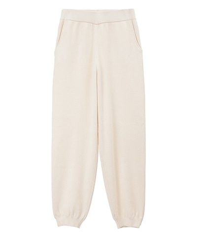 カジュアルパンツクラネ SLIM KNIT PANTS ivory サイズ2