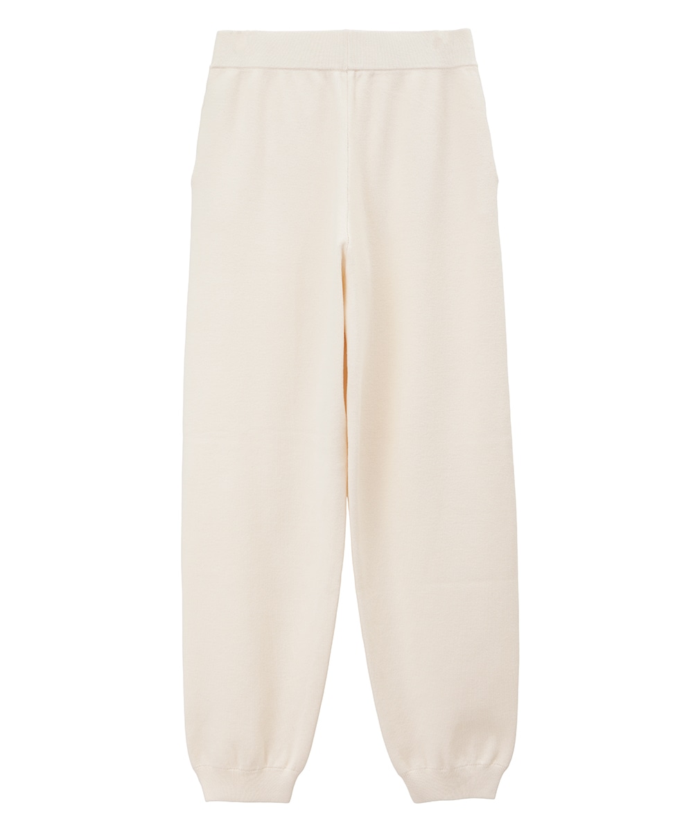 カジュアルパンツクラネ SLIM KNIT PANTS ivory サイズ2