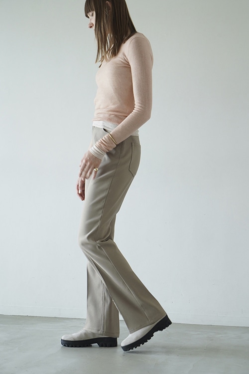 SLIM STRAIGHT PRESS PANTS