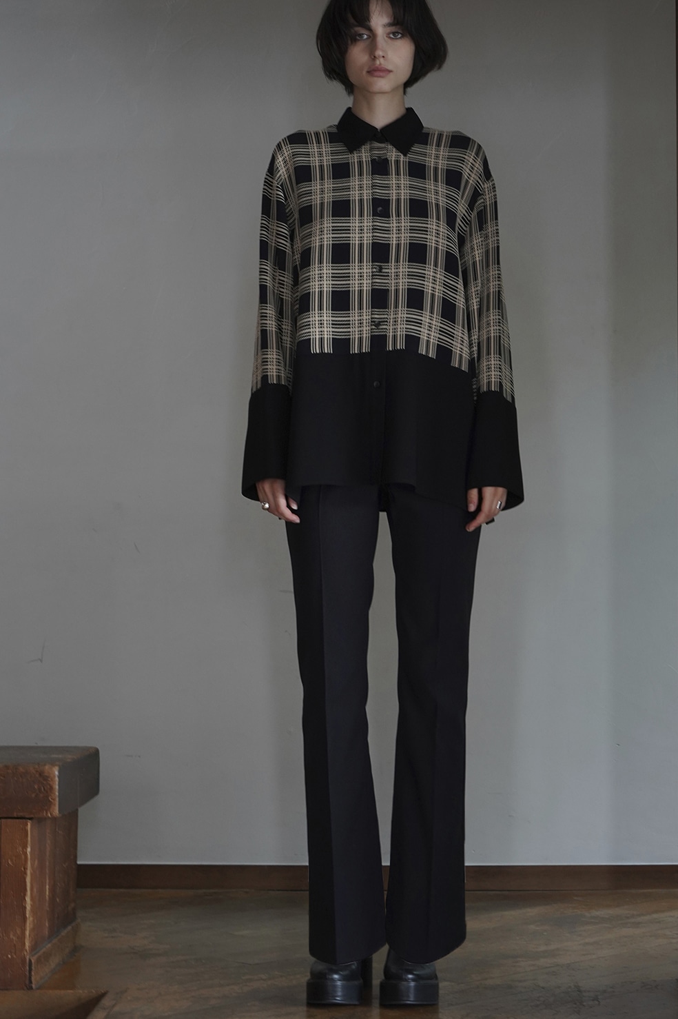 SLIM STRAIGHT PRESS PANTS｜SKIRT/PANTS(スカート/パンツ)｜CLANE