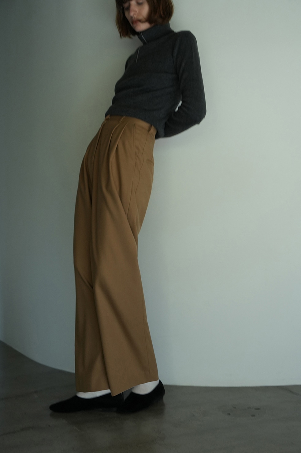 WOOL BASIC TUCK PANTS｜SKIRT/PANTS(スカート/パンツ)｜CLANE