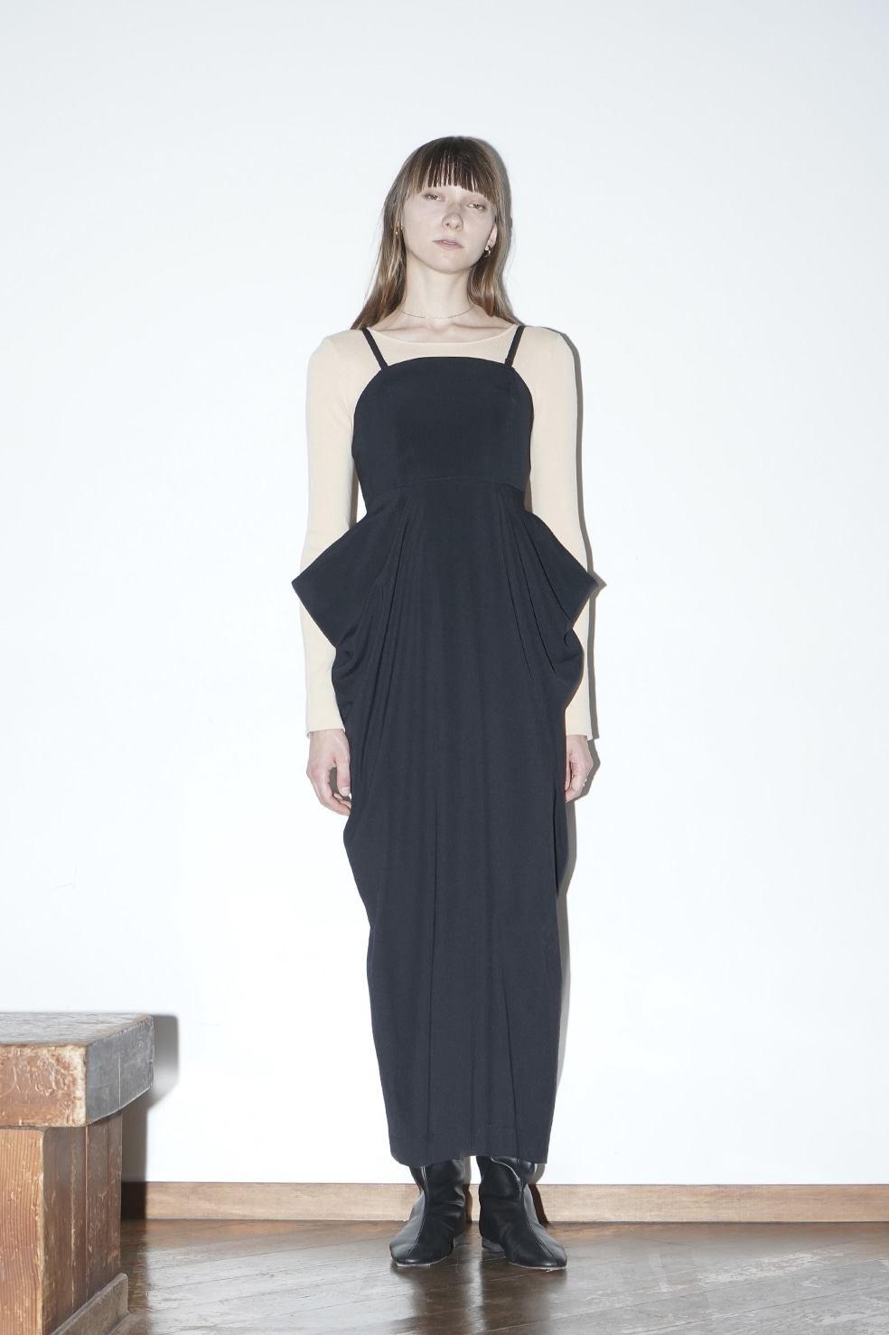 BARE TOP DRAPE ONEPIECE｜DRESS(ドレス)｜CLANE OFFICIAL ONLINE STORE