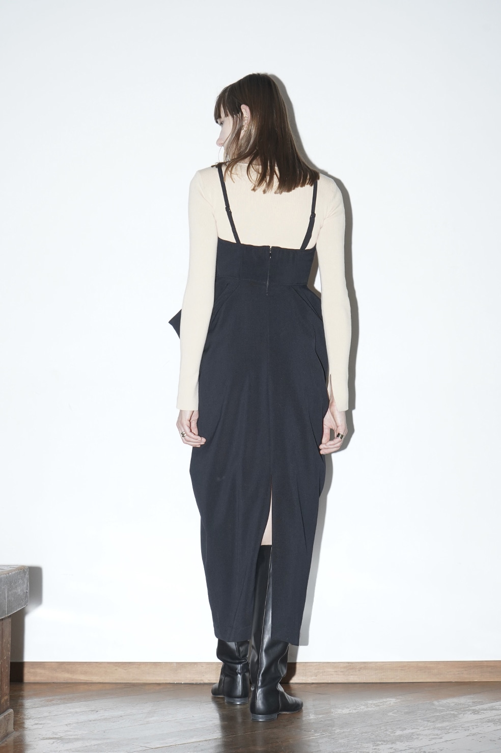 BARE TOP DRAPE ONEPIECE｜DRESS(ドレス)｜CLANE OFFICIAL ONLINE STORE