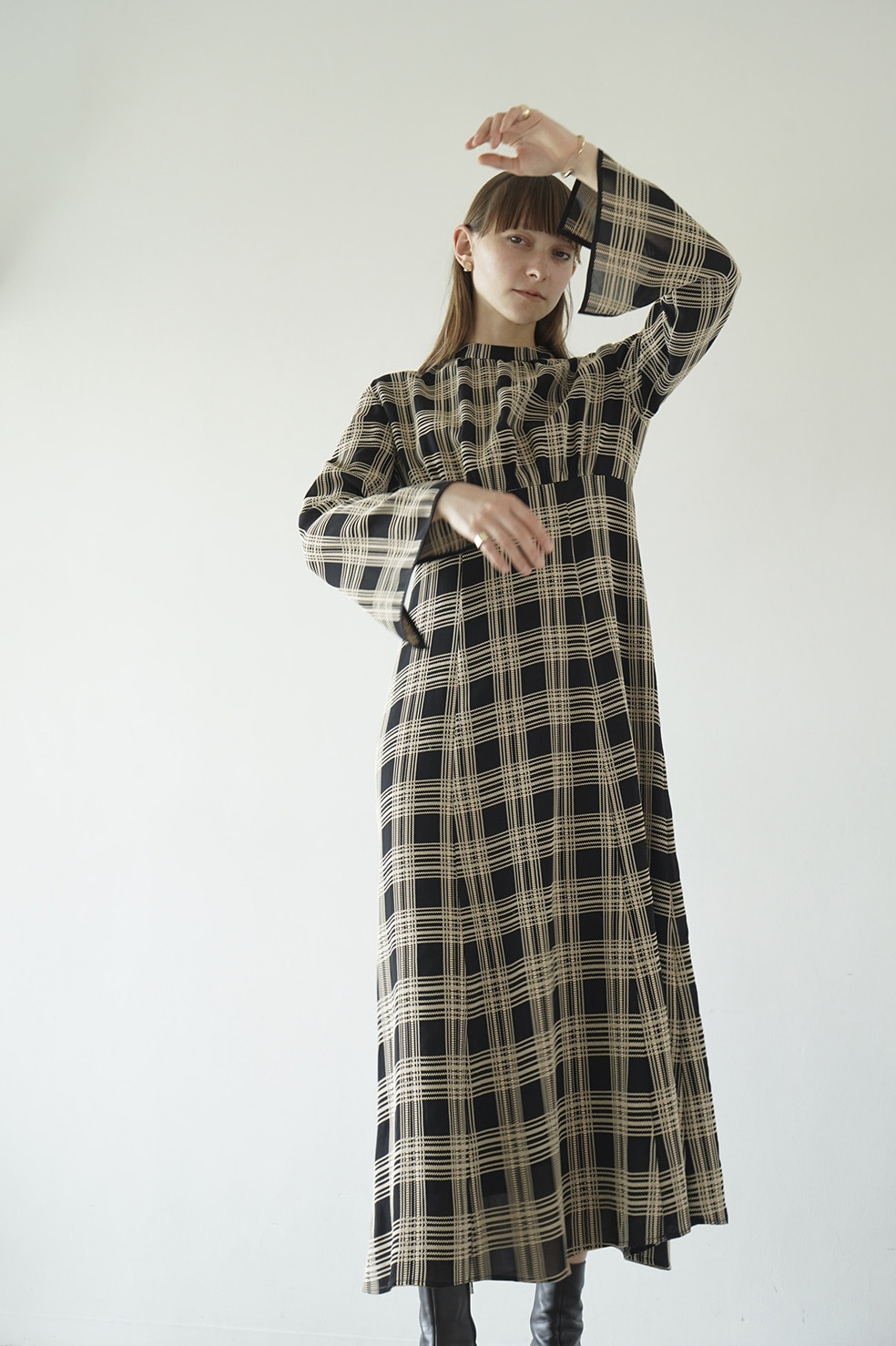 CHAIN CHECK ONEPIECE｜DRESS(ドレス)｜CLANE OFFICIAL ONLINE STORE
