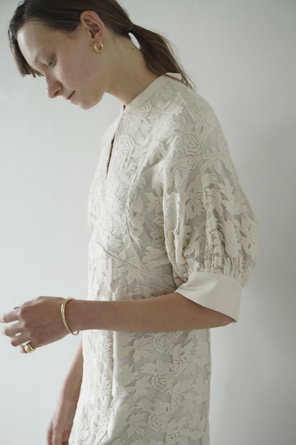 FLORAL EMBROIDERY LACE ONEPIECE｜DRESS(ドレス)｜CLANE OFFICIAL