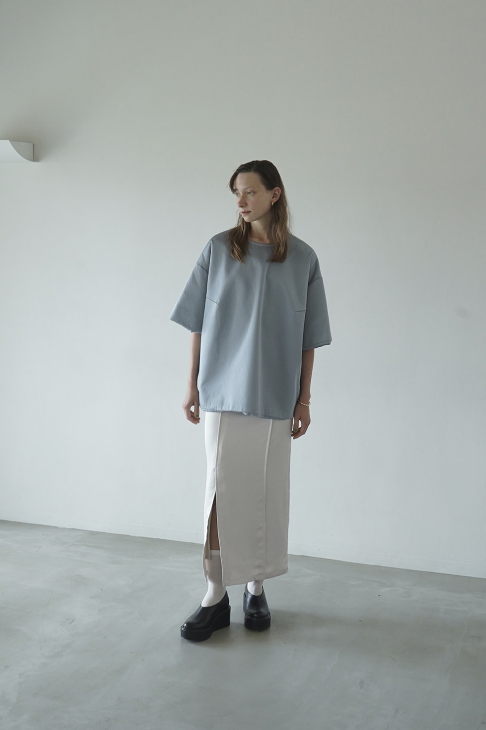 PADDED SATIN TOPS｜TOPS(トップス)｜CLANE OFFICIAL ONLINE STORE