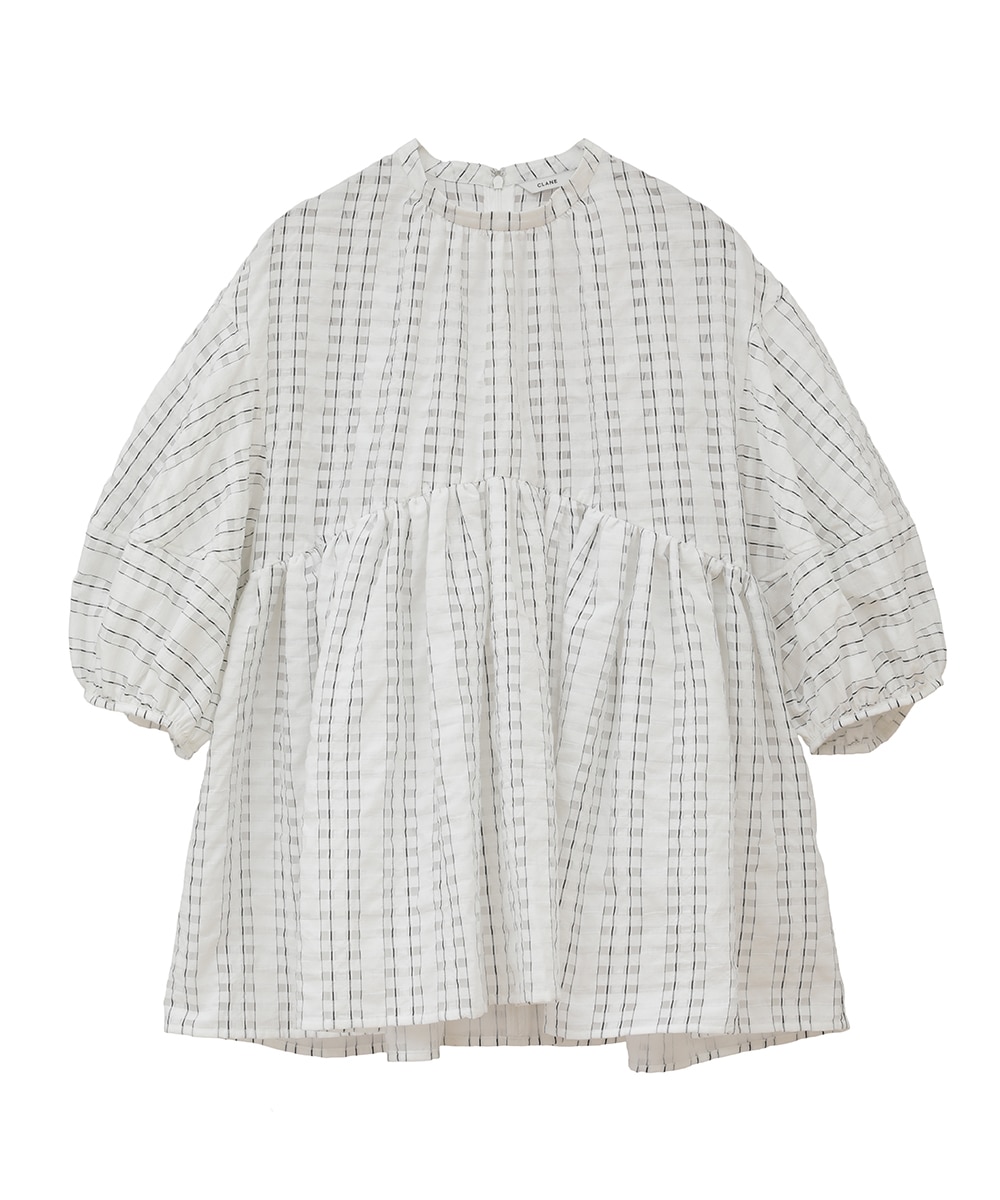 SHEER CHECK VOLUME PUFF TOPS｜TOPS(トップス)｜CLANE OFFICIAL