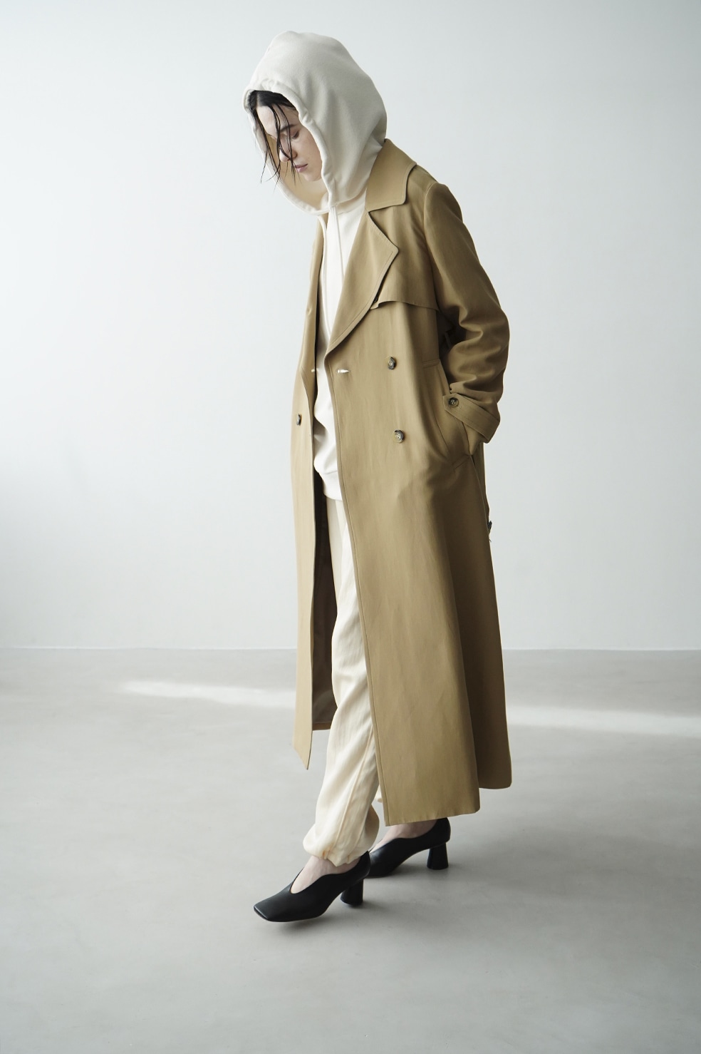 LADY MAXI TRENCH COAT｜OUTER(アウター)｜CLANE OFFICIAL ONLINE STORE