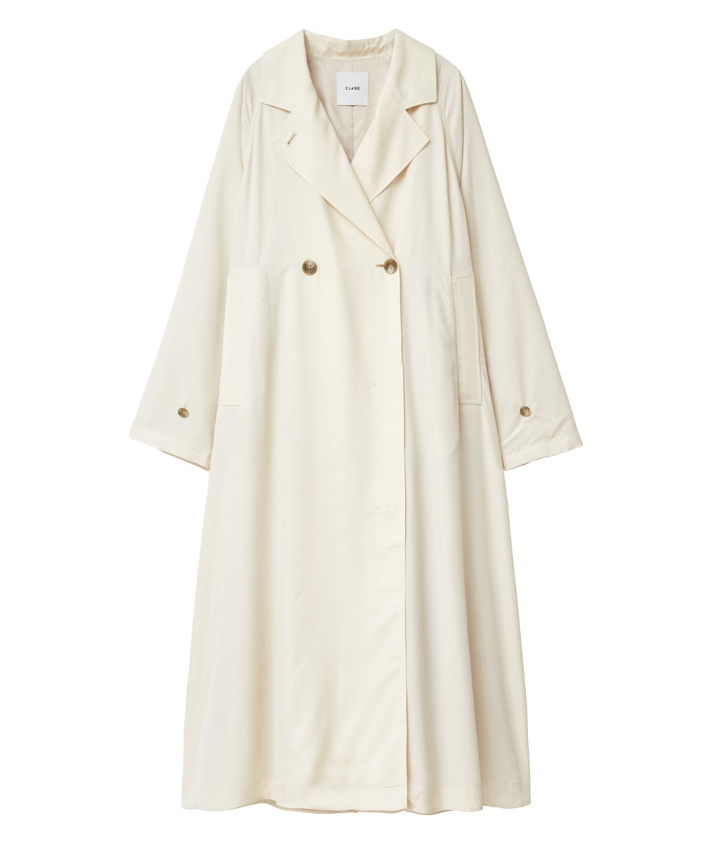 新品未使用ですCLANE BACK GATHER DRESS TRENCH COAT