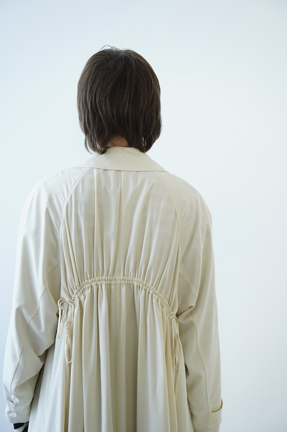 BACK GATHER DRESS TRENCH COAT｜OUTER(アウター)｜CLANE OFFICIAL ...