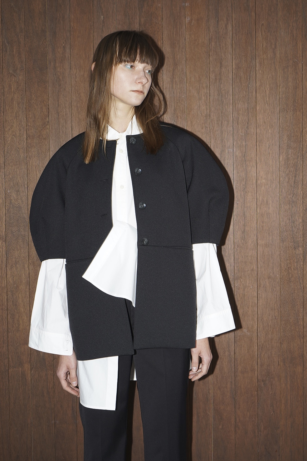 CLANE HALF SLEEVE COCOON JACKET | gulatilaw.com