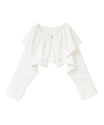 clane 2WAY FRILL BOLERO 新品未使用1-