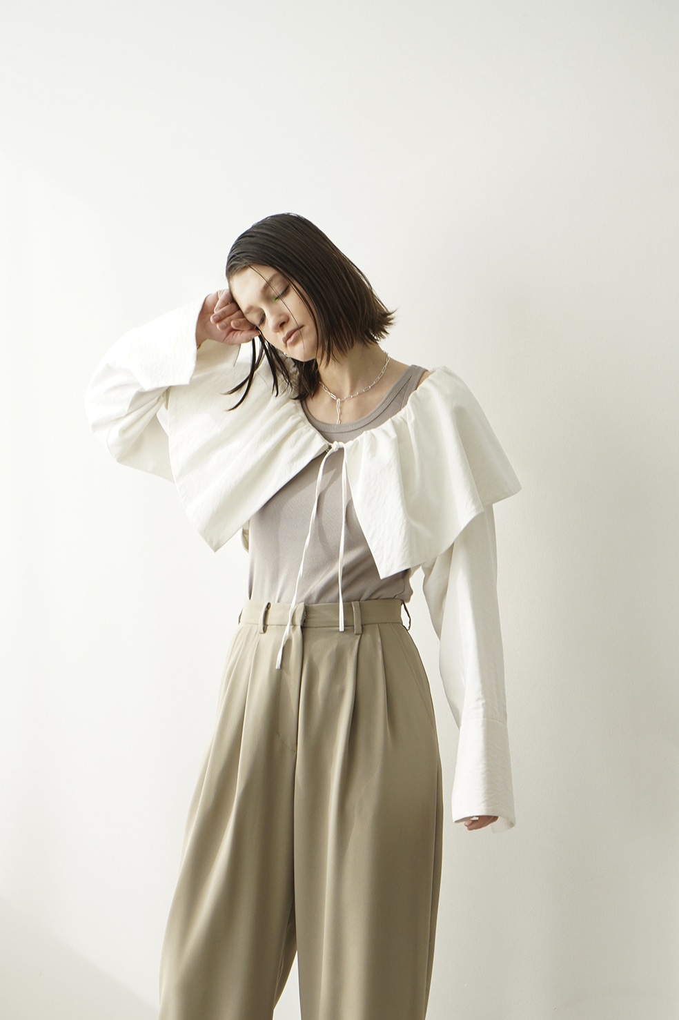 2WAY FRILL BOLERO｜TOPS(トップス)｜CLANE OFFICIAL ONLINE STORE