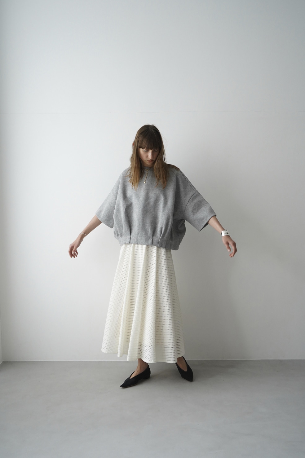 TUCK HEM COMPACT TOPS｜TOPS(トップス)｜CLANE OFFICIAL ONLINE STORE