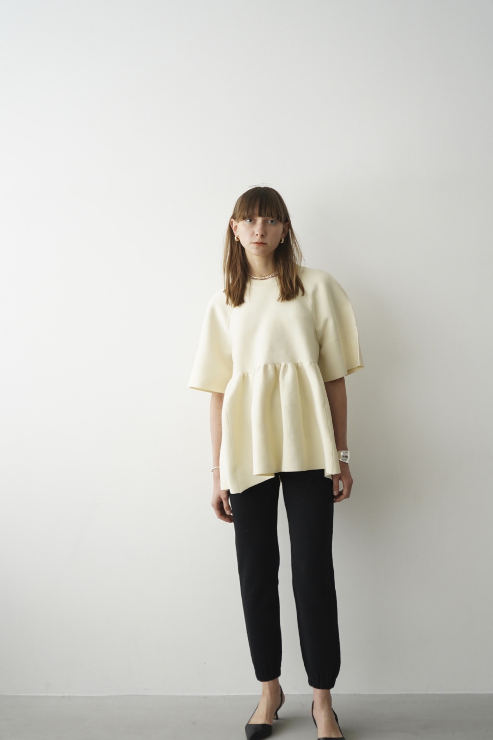 BALLOON GATHER KNIT TOPS｜TOPS(トップス)｜CLANE OFFICIAL ONLINE STORE