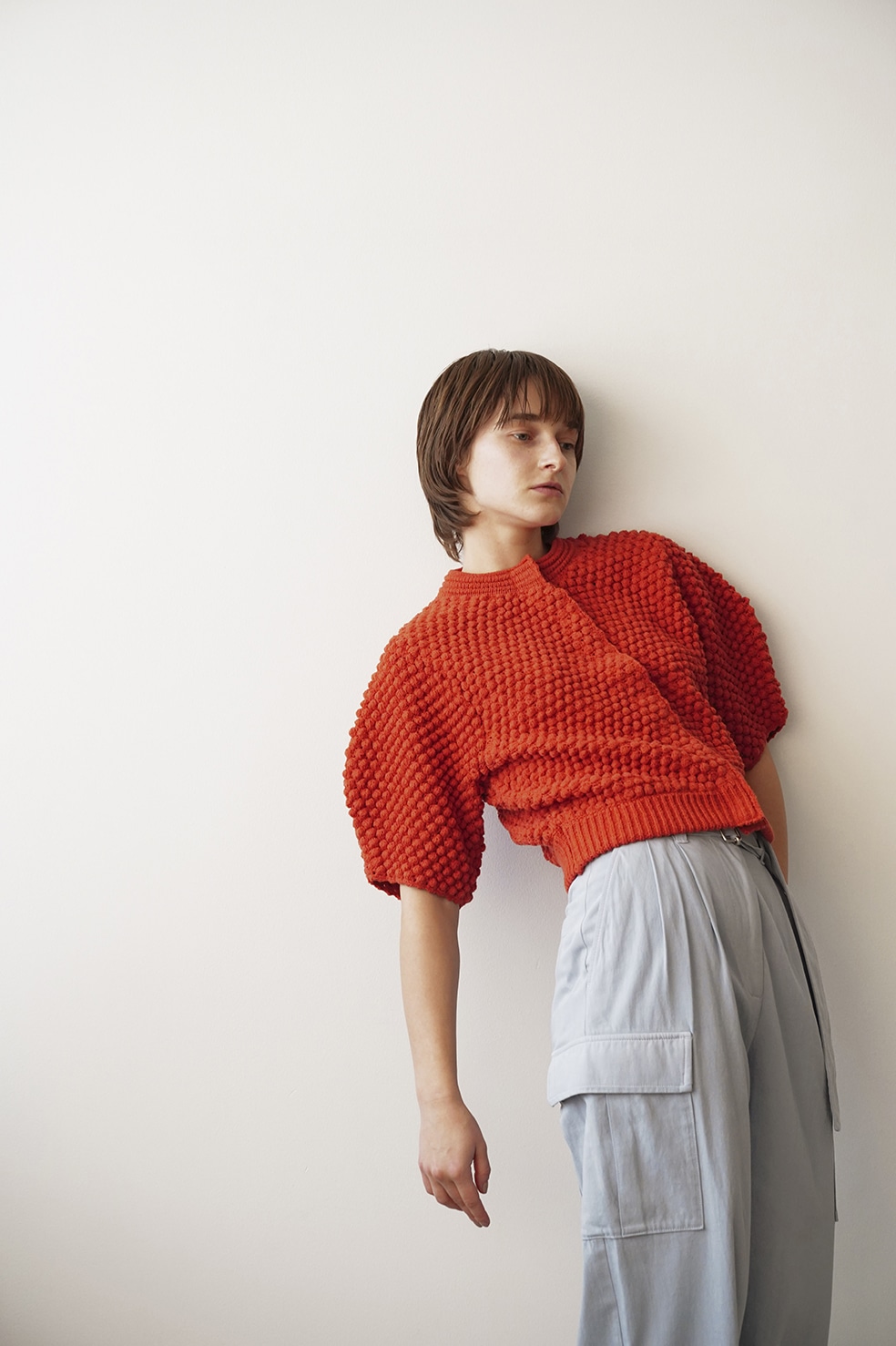 3D DOT HALF SLEEVE KNIT CARDIGAN｜TOPS(トップス)｜CLANE OFFICIAL