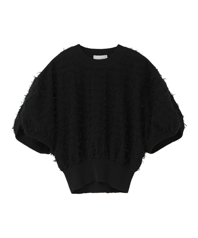 FRINGE ARCH SLEEVE KNIT TOPS｜TOPS(トップス)｜CLANE OFFICIAL