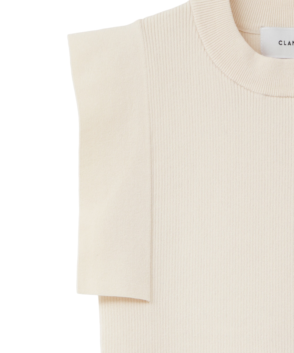 SQUARE SLEEVE KNIT TOPS｜TOPS(トップス)｜CLANE OFFICIAL ONLINE STORE