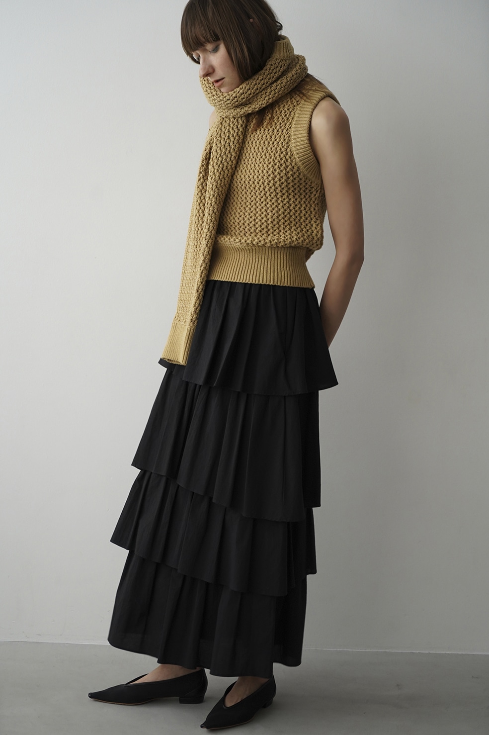 FRILL TIERED SKIRT｜SKIRT/PANTS(スカート/パンツ)｜CLANE OFFICIAL 