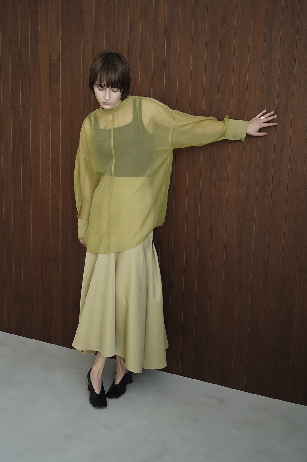 RANDOM HEM FLARE SKIRT｜SKIRT/PANTS(スカート/パンツ)｜CLANE