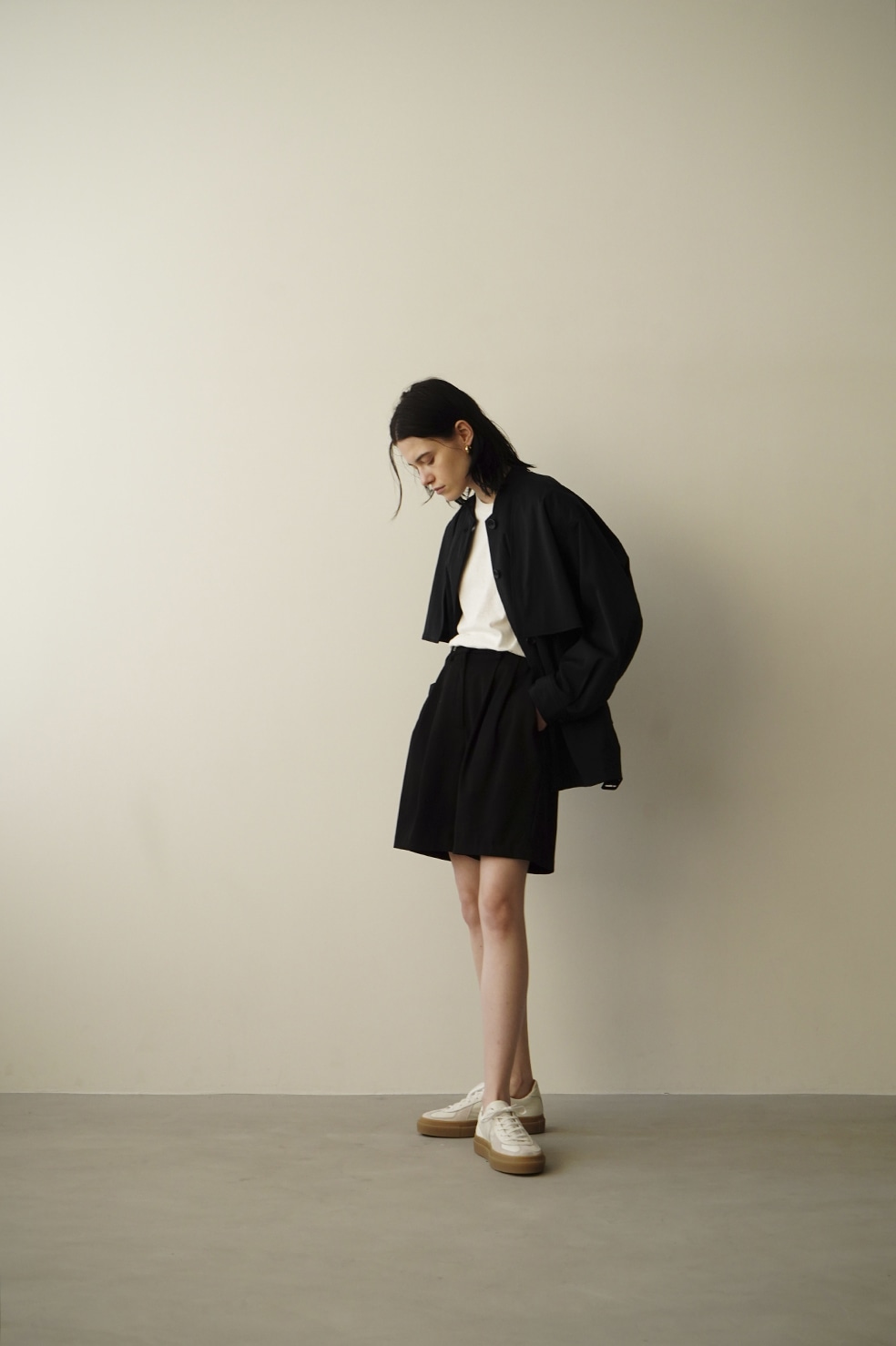 TWO TUCK HALF PANTS｜SKIRT/PANTS(スカート/パンツ)｜CLANE OFFICIAL