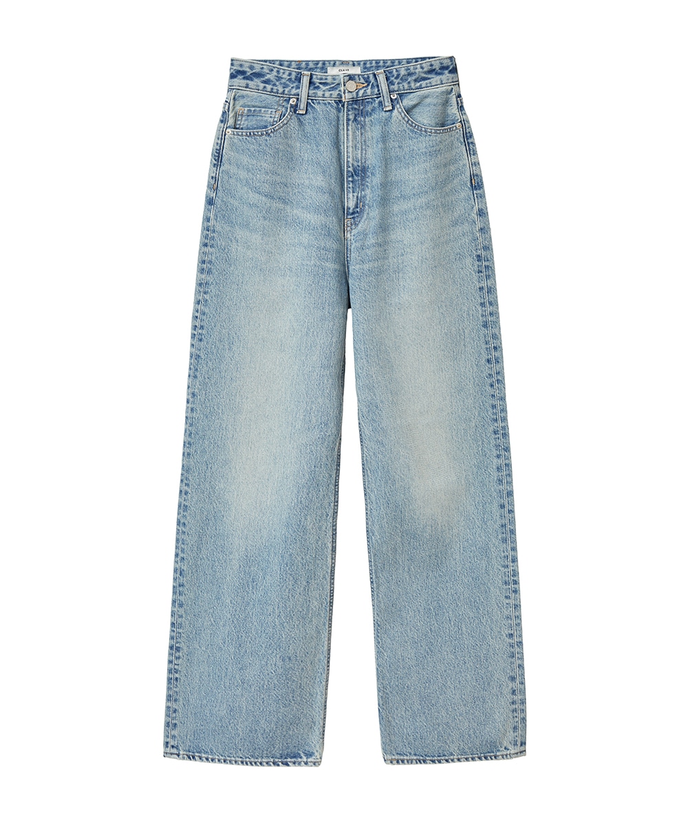 エントリー最大P14倍以上 新品 CLANE SECOND DENIM PANTS アイスブルー