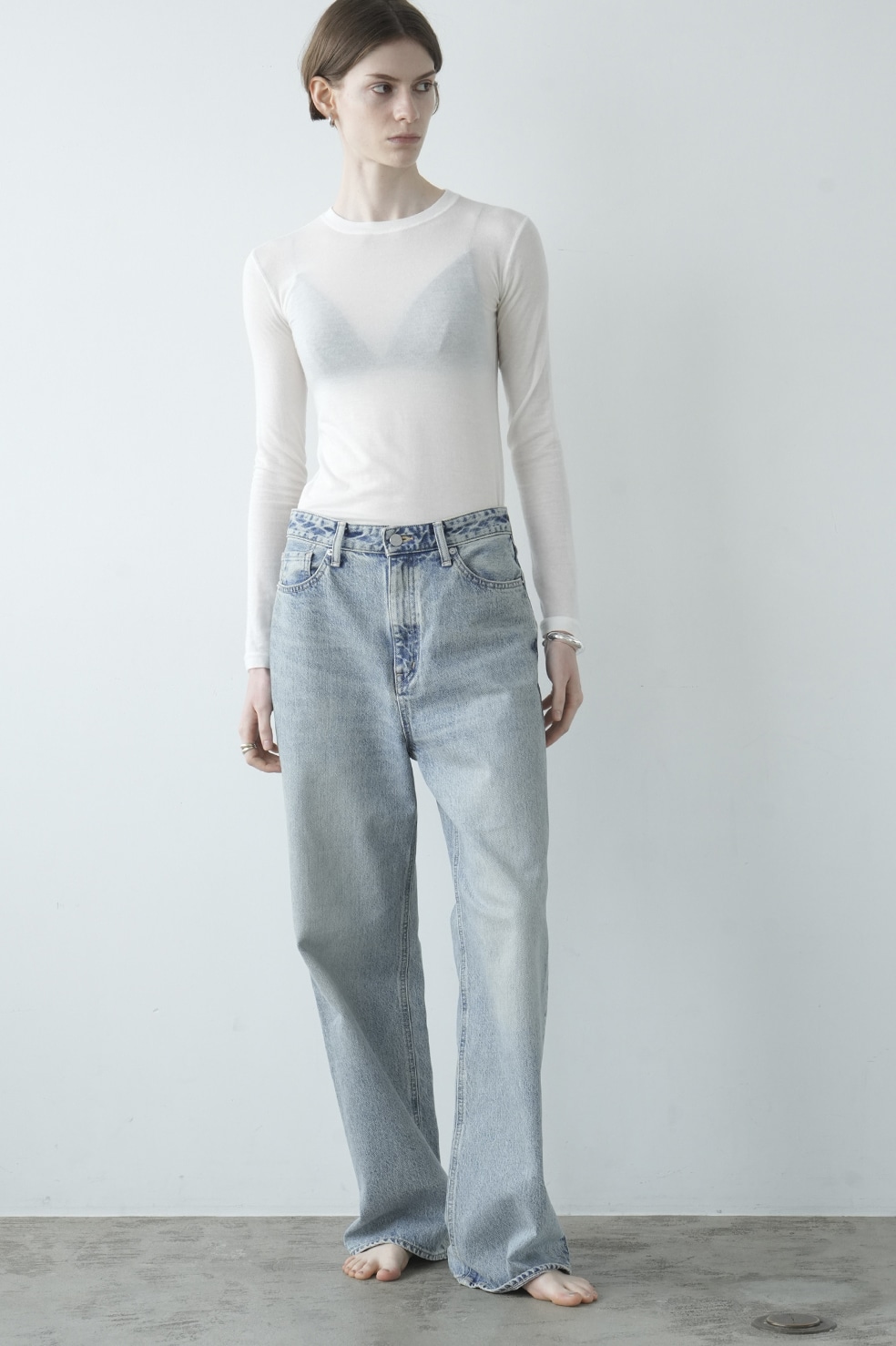 ブラウン×ピンク 新品 CLANE SECOND DENIM PANTS 0サイズ | www