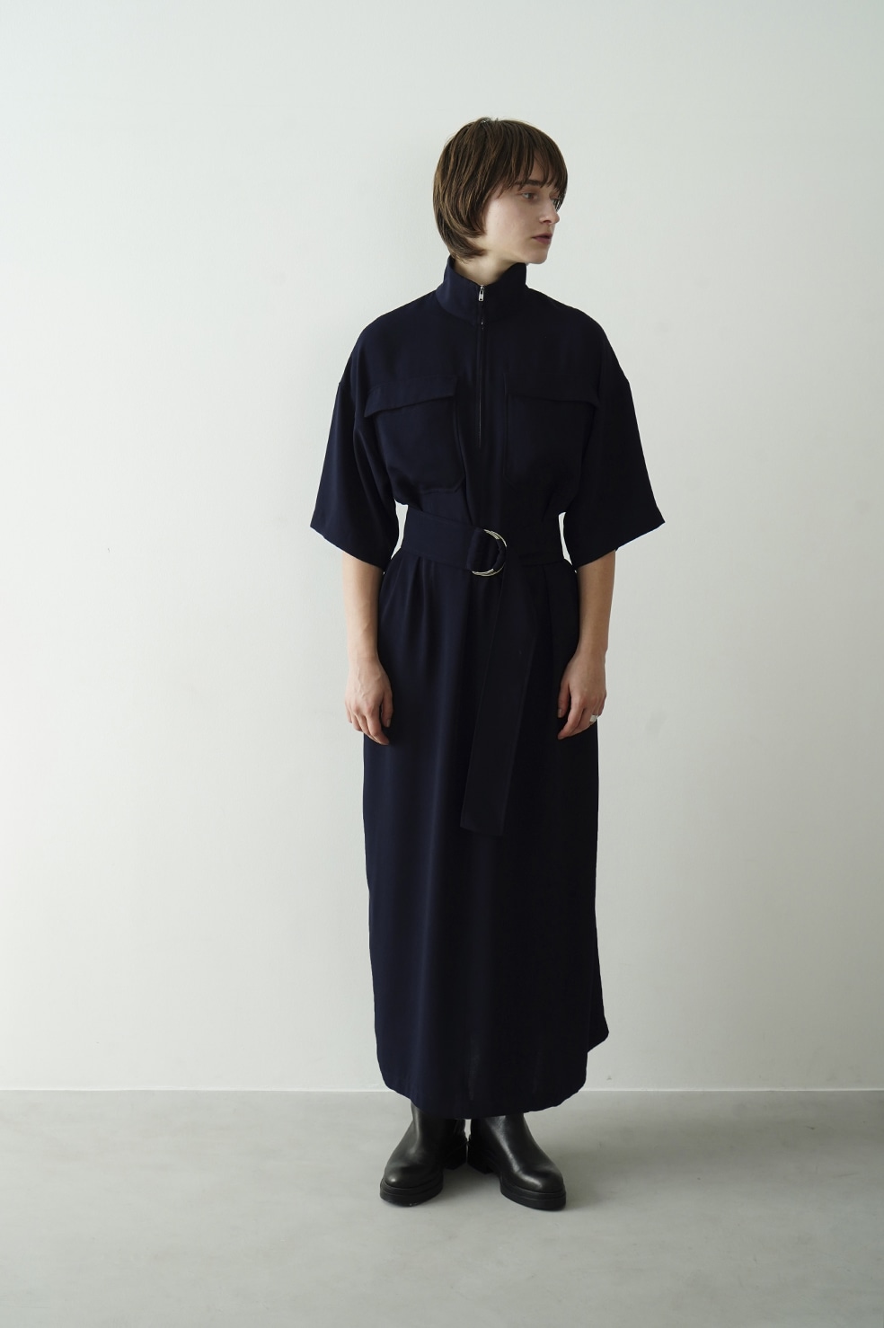 HALF ZIP MILITARY ONE PIECE｜DRESS(ドレス)｜CLANE OFFICIAL ONLINE