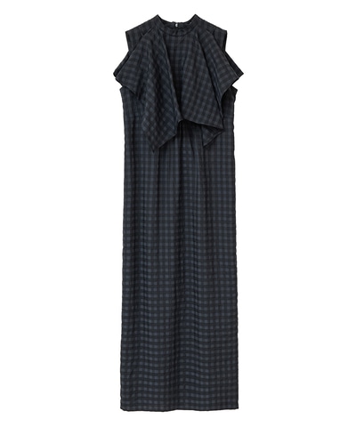 GINGHAM CHECK HANDKERCHIEF ONE PIECE｜DRESS(ドレス)｜CLANE