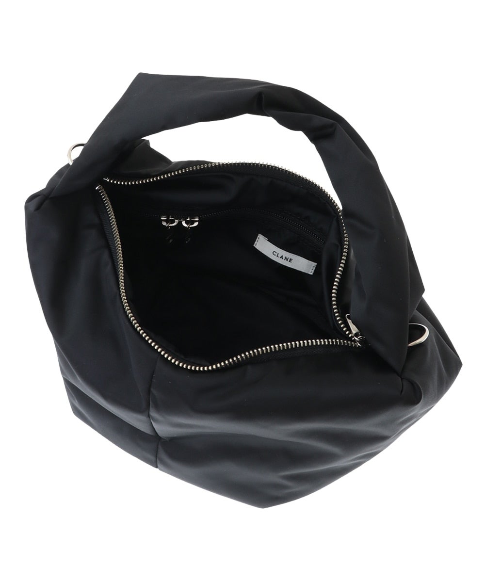 RAMIDUS×CLANE ROUND HAND BAG ブラック