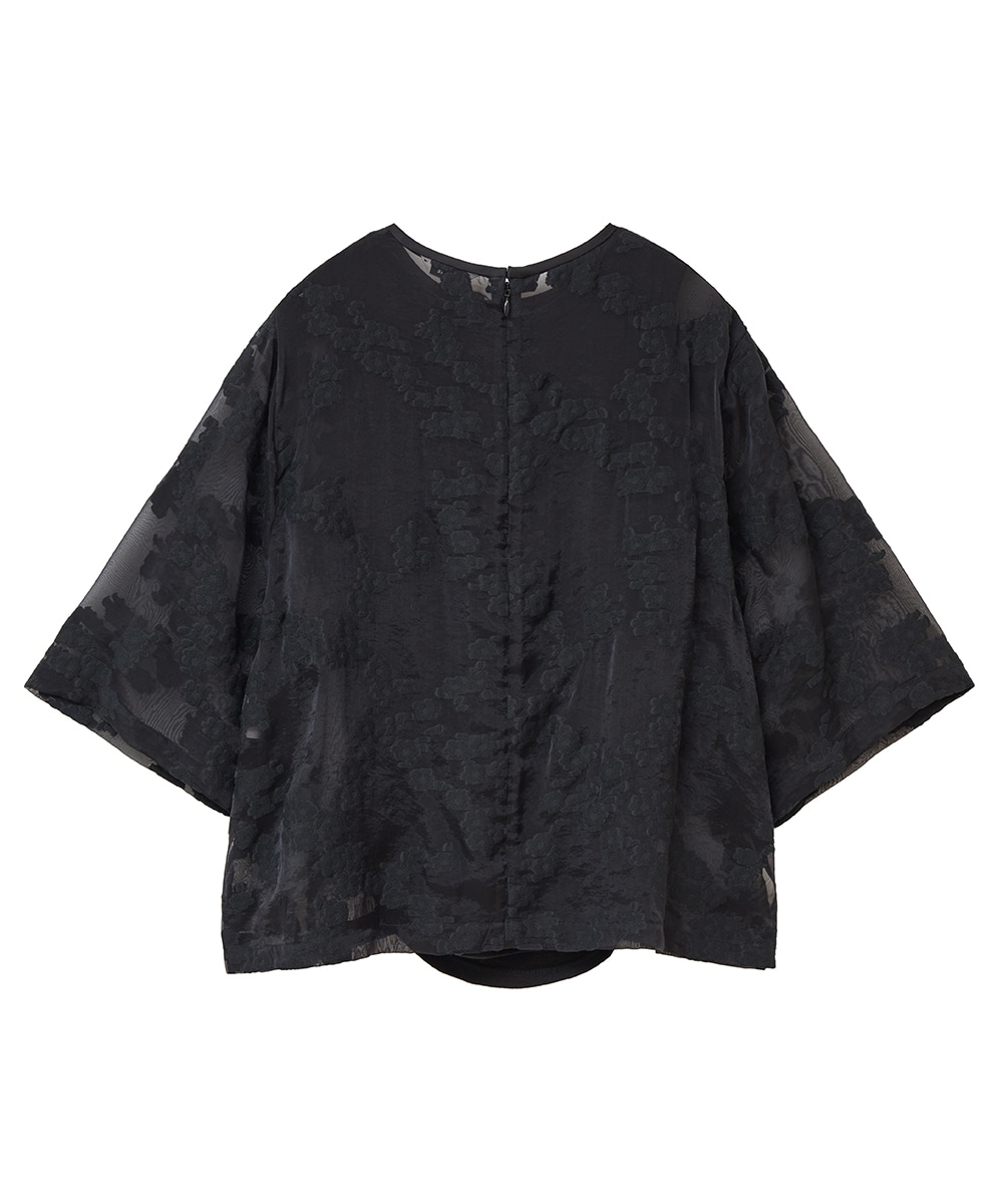 BULGED FLOWER JACQUARD TOPS｜TOPS(トップス)｜CLANE OFFICIAL ONLINE 