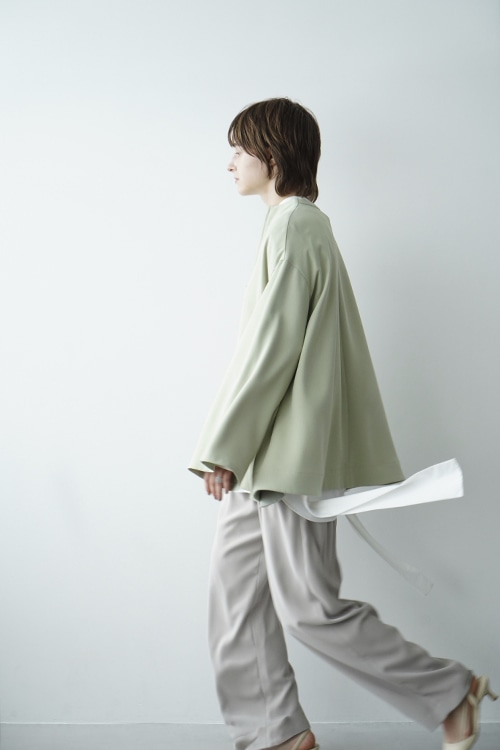 HALF ZIP FLARE TOPS