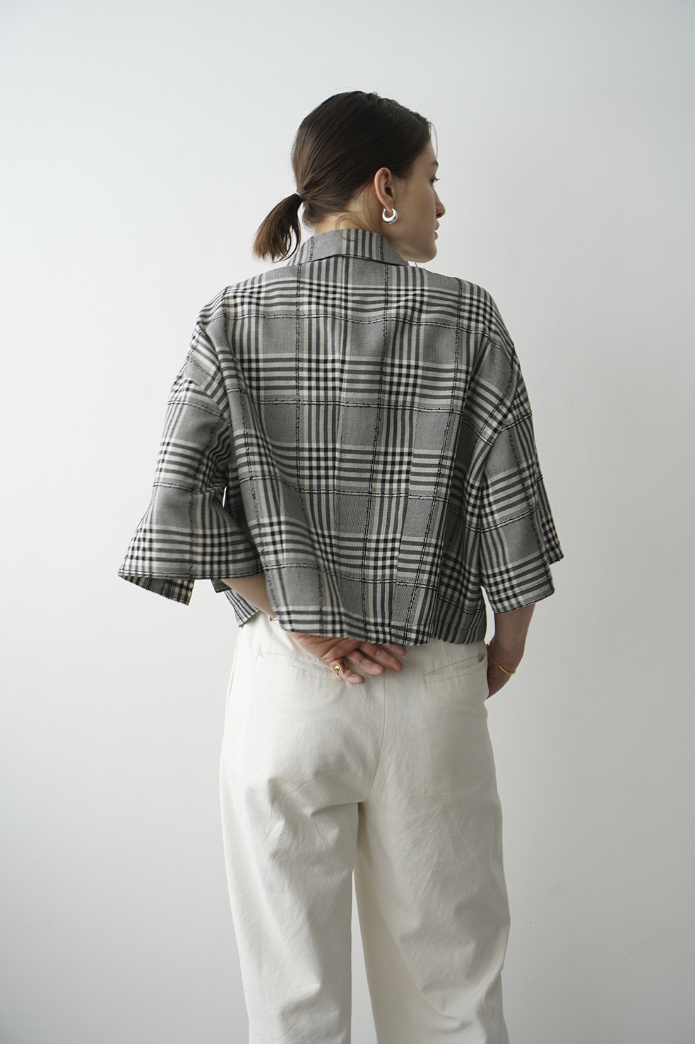 LOOP LINE CHECK SHORT SHIRT｜TOPS(トップス)｜CLANE OFFICIAL ONLINE
