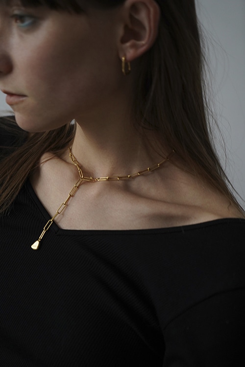 TEN.×CLANE PIN CABLE CHAIN NECKLACE