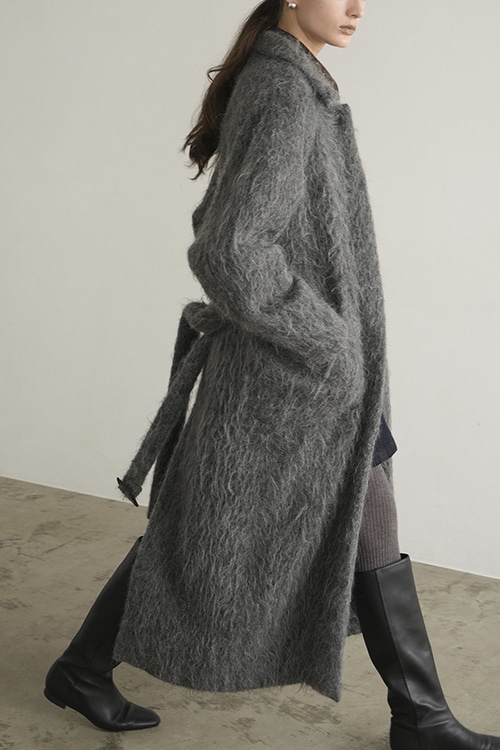 LONG SHAGGY LADY MAXI COAT