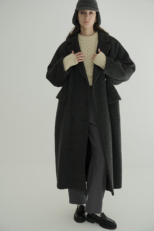 DOUBLE WOOL LONG COAT