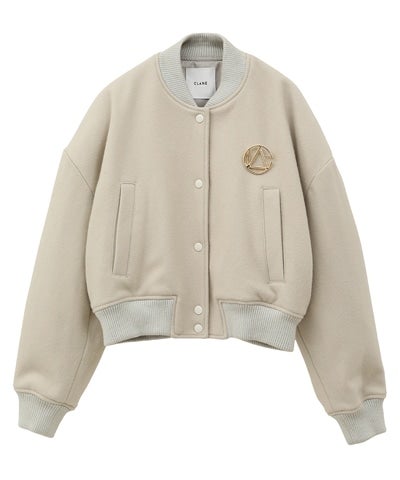 BROOCH SET OVER SHOULDER STADIUM JUMPER｜OUTER(アウター)｜CLANE  