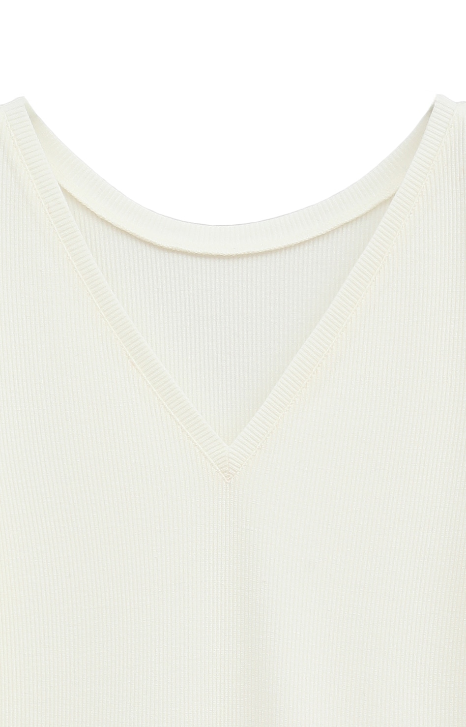 W FACE V NECK COMPACT TOPS｜TOPS(トップス)｜CLANE OFFICIAL