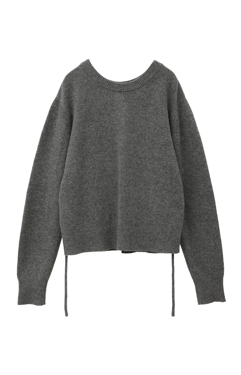 トップス clane W FACE CENTER SLIT KNIT suzu Suzu×CLANE W FACE CENTER SLIT KNIT TOPS 【公式通販】