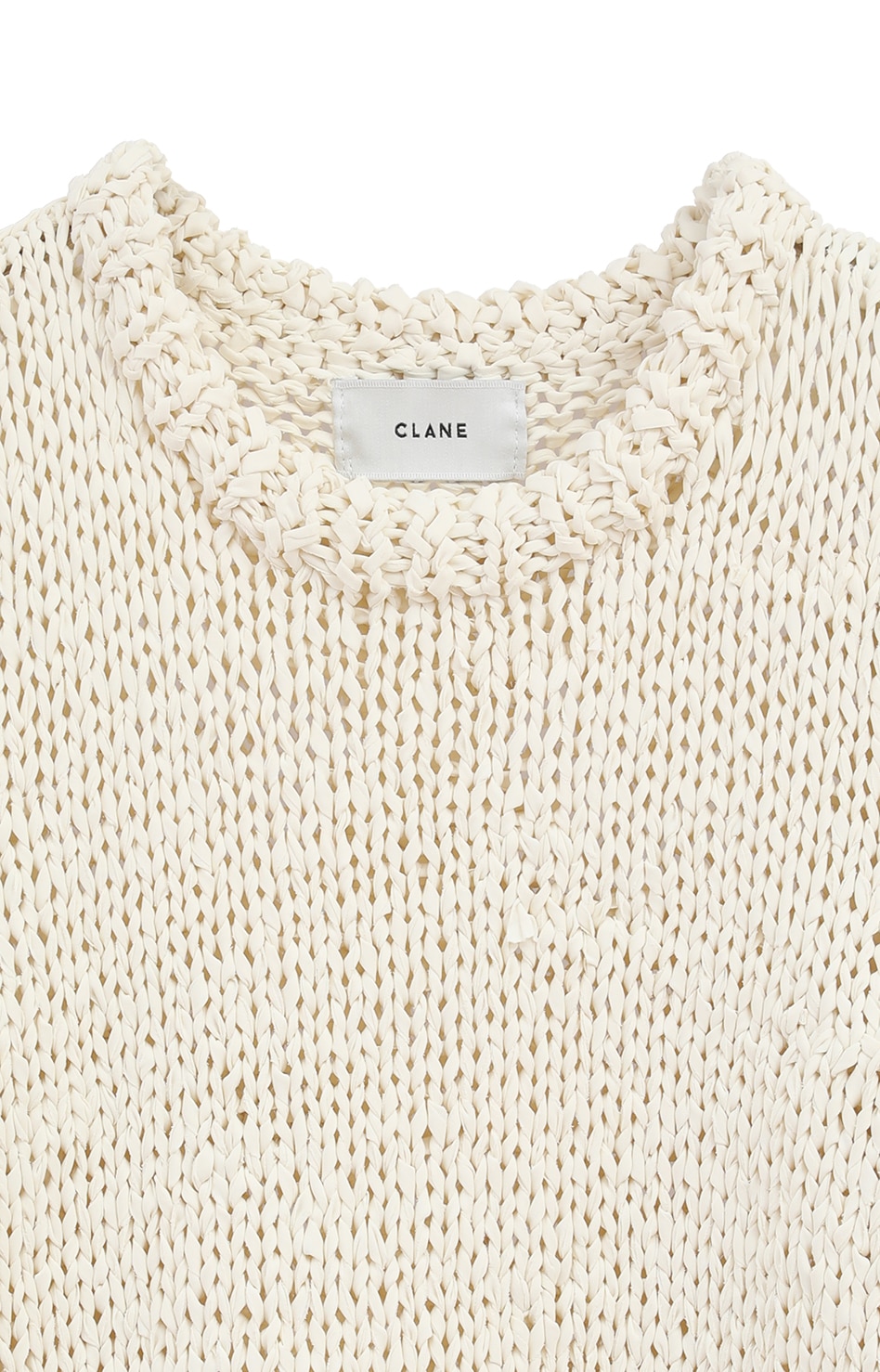 FRILL HALF SLEEVE HAND KNIT TOPS｜TOPS(トップス)｜CLANE OFFICIAL ONLINE STORE