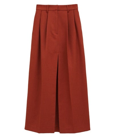 FRONT SLIT TUCK SKIRT｜SKIRT/PANTS(スカート/パンツ)｜CLANE  