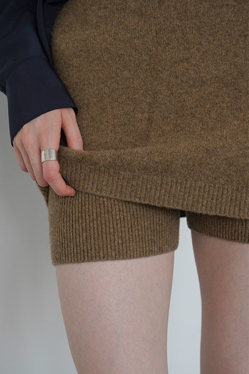 PANTS LAYERED YAK MINISKIRT