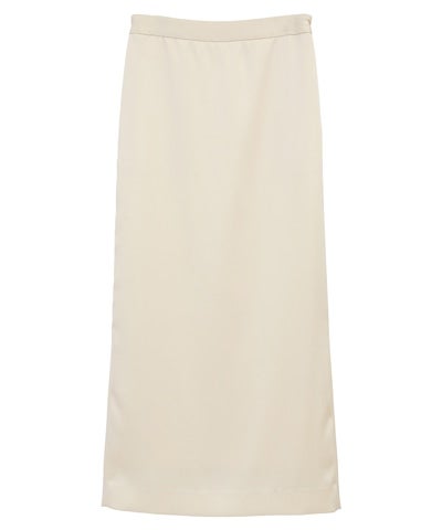 CLANE 2WAY ADJUST SATIN STRAIGHT SKIRT