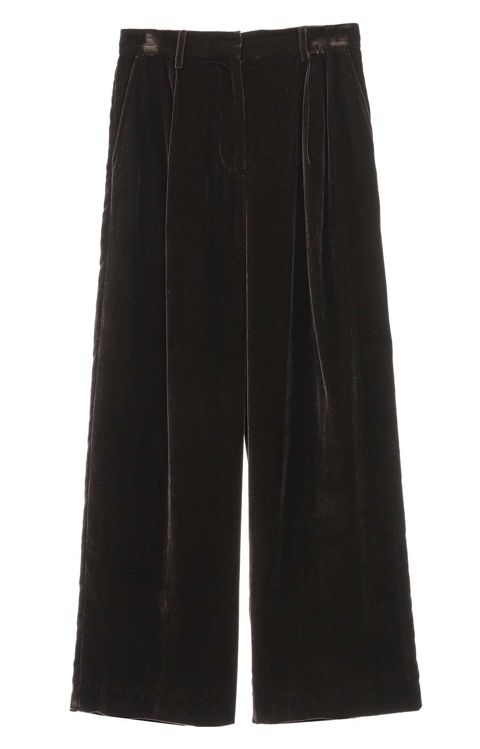 VELOR TUCK WIDE PANTS｜24AW EXHIBITION()｜CLANE OFFICIAL ONLINE STORE